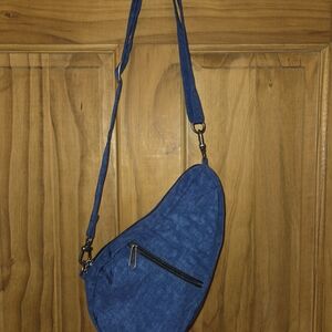 Ameribag Blue Crossbody Bag, Like New. Ex Cond